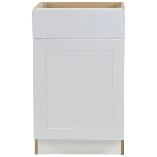 Edson 21 in. W x 35 H x 25 D Assembled Kitchen Door Drawer Base Cabinet, White (B21)