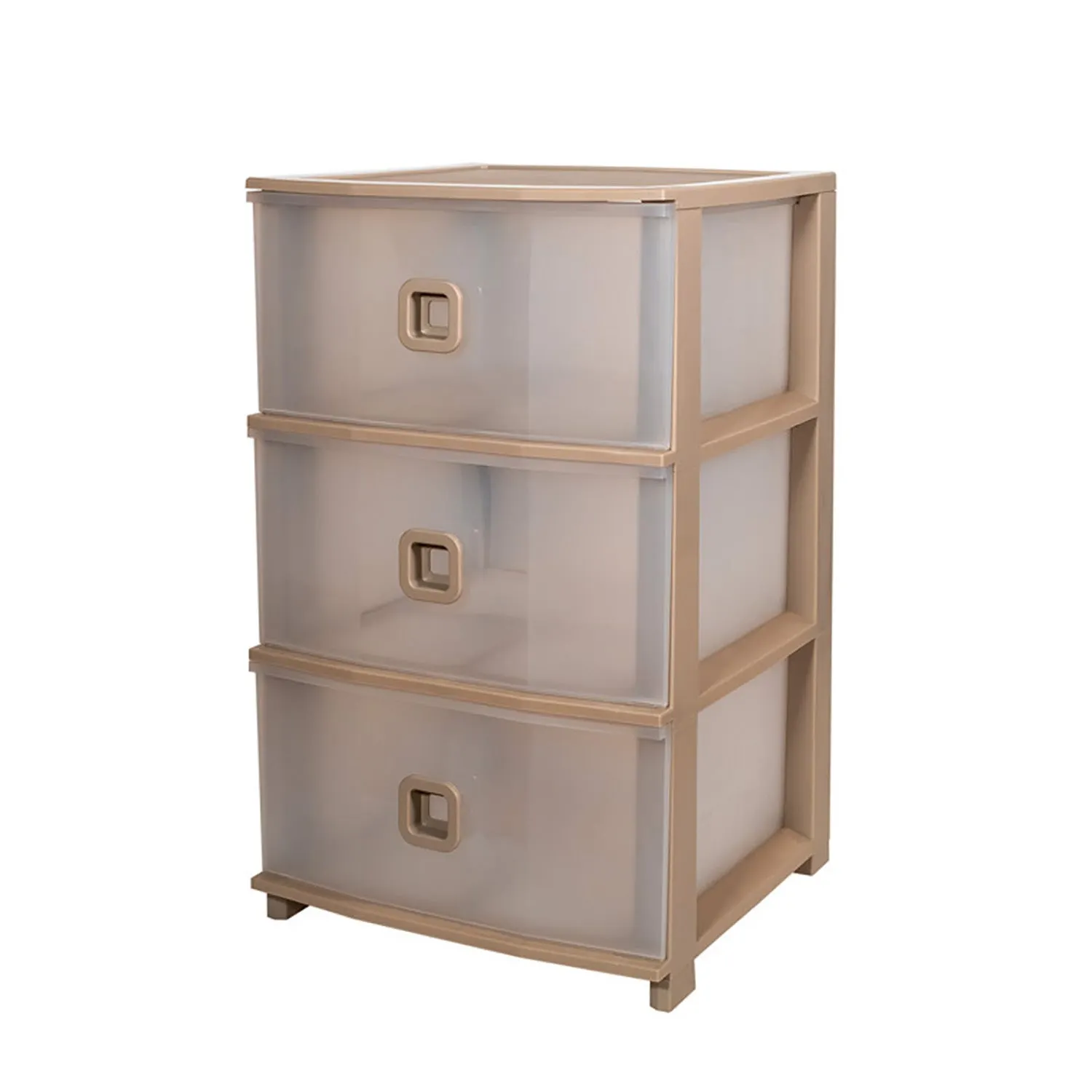 Cassettiera Pratika Plus 3 cassetti Tortora
