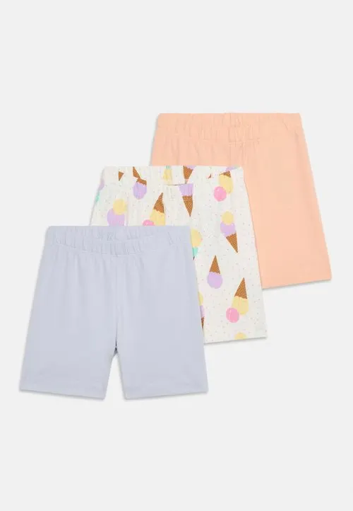 3 PACK TODDLER SHORTS - Shorts - off-white/apricot/mauve