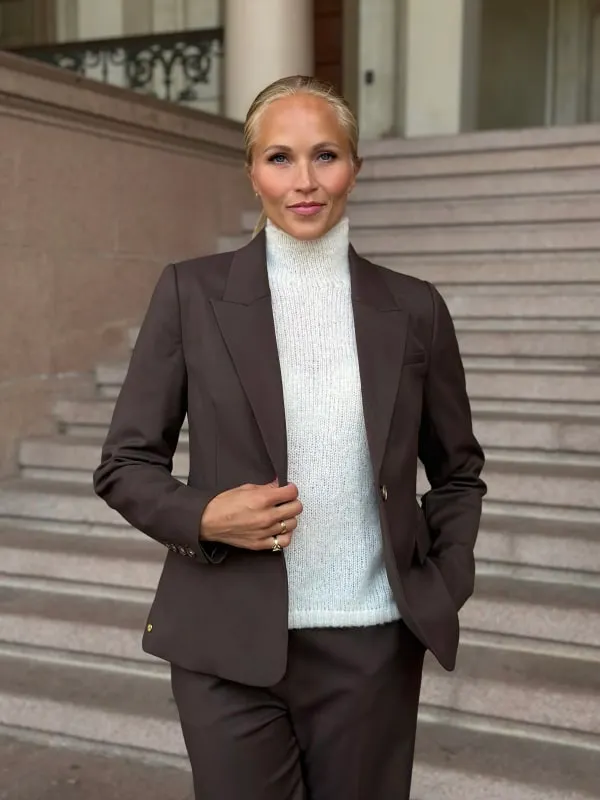 Tency Bani blazer Bitter Chokolate