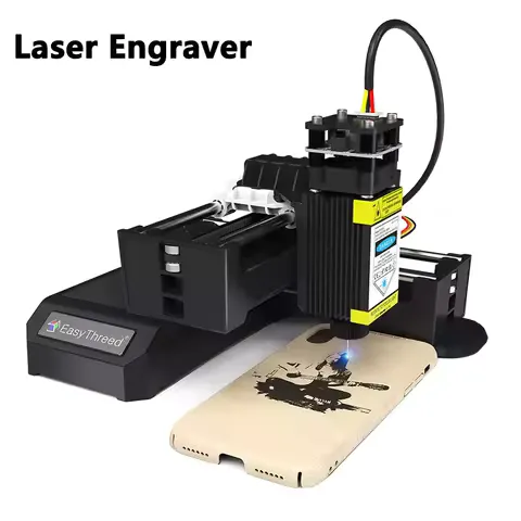 Portable Laser Engraving Machine for Wood Acrylic Leather Bluetooth USB APP Control 2W CNC US EU Local Shipping Poland Warehouse