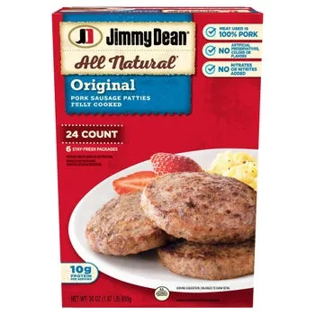 Jimmy Dean Original Pork Sausage Patties, 30 oz
