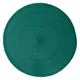 Set de table rond tressé émeraude D 38cm
