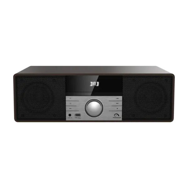 Amadeus Cavato 24 mikrosystem, mørkt tre