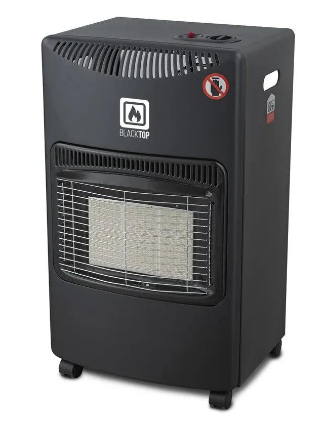 Stufa a gas con vano bombola 15 Kg 4.2 kW nera