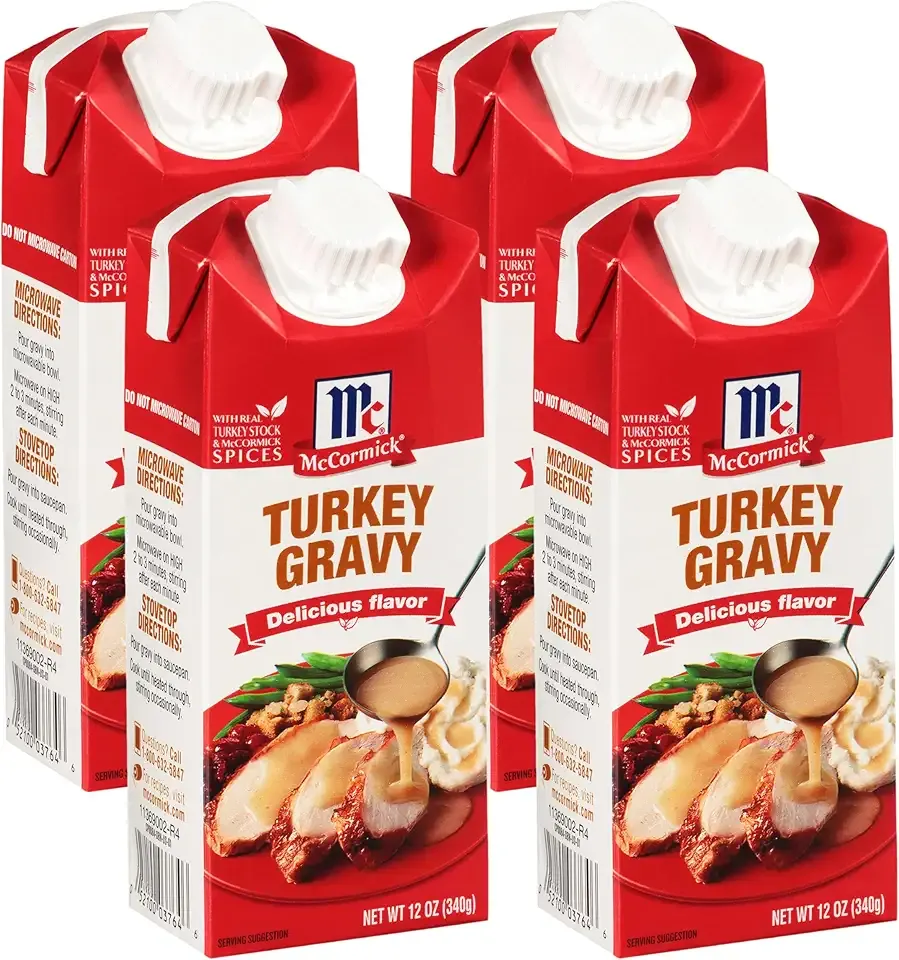 McCormick Turkey Gravy, 12 oz (Pack of 4)