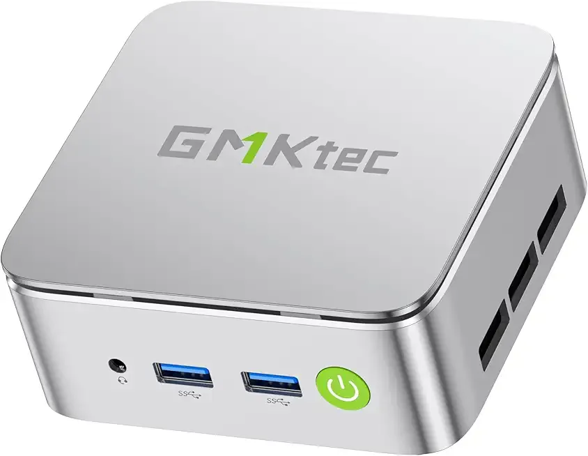 GMKtec Mini PC Computer, G10 Ryzen 5 3500U (Beats N150/3300U/3200U), 16GB RAM 512GB SSD 2.5GbE NIC LAN Desktop Office Home Business HTPC, Triple 4K Display, WiFi, BT, USB-C, DP, Type-C PD, HDMI 2.1