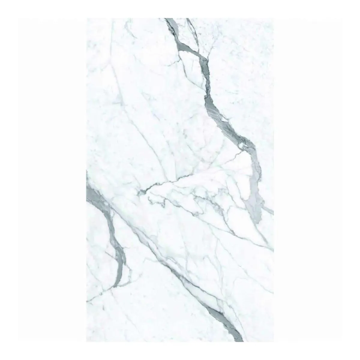 Pannello Murale UV Marmo Bianco Lucido 60 x 120 cm