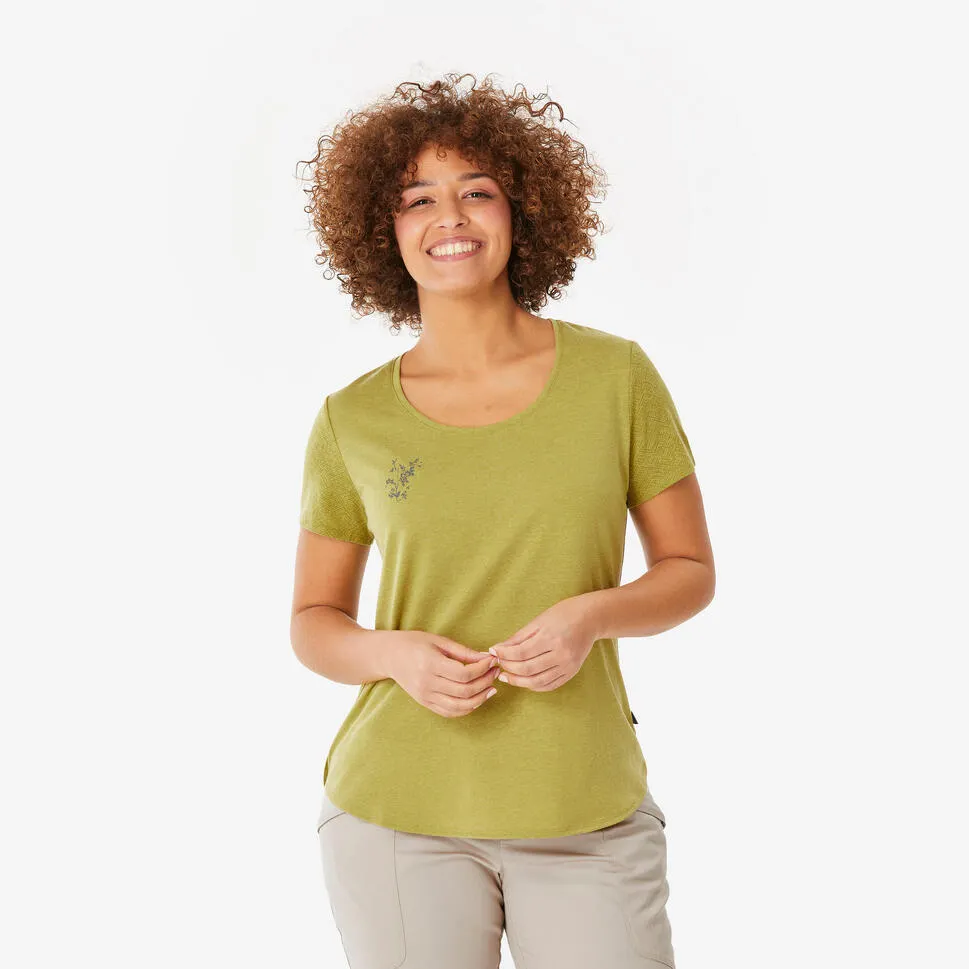 Dámské turistické tričko nh500