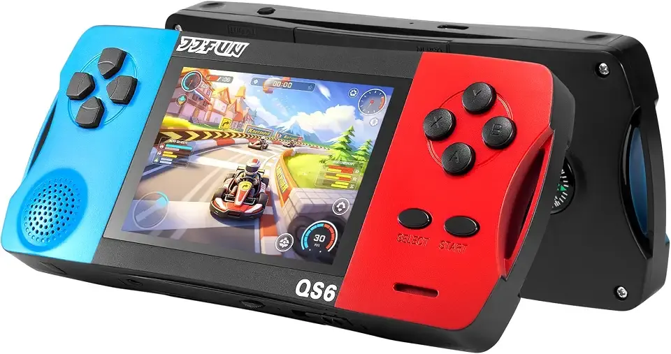 Handheld Games for Kids with Built-in 200+ Classic Retro Games, 3.5" IPS Screen Portable & Rechargeable Arcade Gaming Player,Travel Toys Birthday Gift for Boys Girls