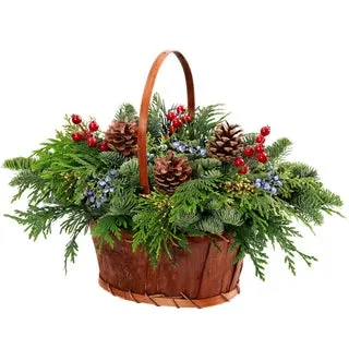 Bark Basket Centerpiece