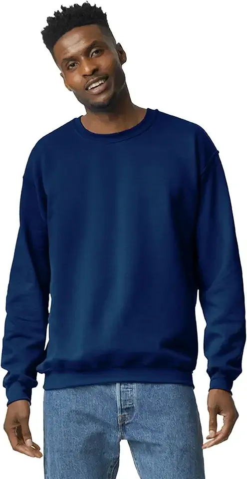 unisex-adult Fleece Crewneck Sweatshirt, Style G18000, Multipack