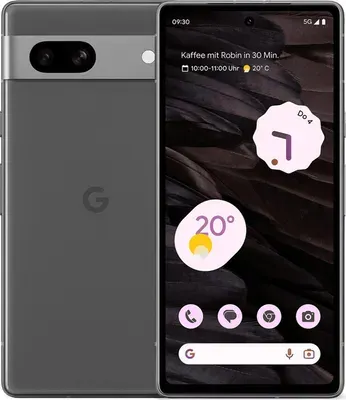 Google Pixel 7a Schwarz, Smartphone, 128 GB ROM, 6,1 Zoll, 64 MP Rückkamera