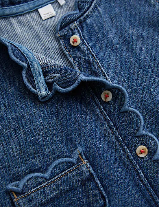 Denim-Gilet (0–3 J.)