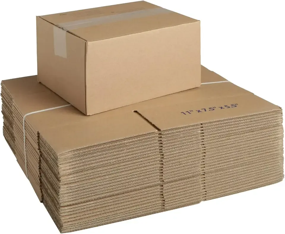 Shipping Boxes 11x7.5x5.5 Inches for Packing Moving Mailing, Durable Corrugated Shoes Package，32 ECT Corrugated (30 Pack)