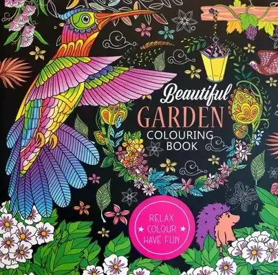 Beautiful Garden colouring book