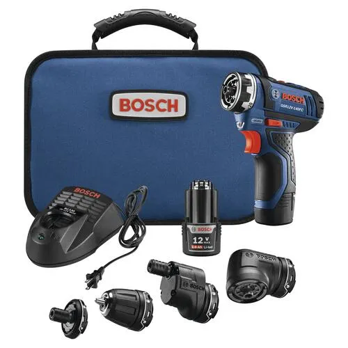 Bosch® Flexiclick® 12-Volt Max Cordless 1/4" Drill Combo Kit