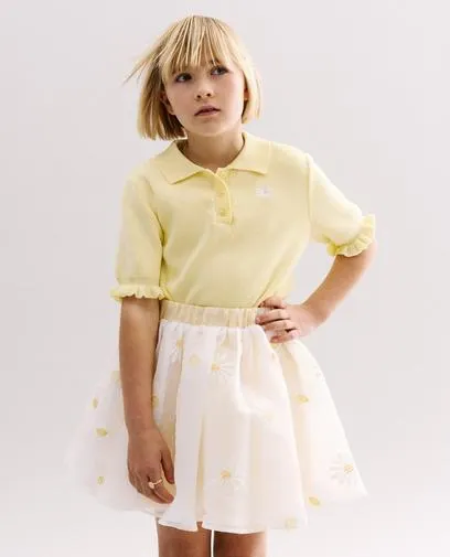 Trui met geborduurde bloem, loose fit, Special occasions, 116-152