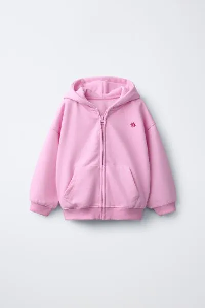 RUBBERISED HEART INTERLOCK SWEATSHIRT
