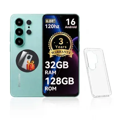 Blackview WAVE 10 Smartphone Ohne Vertrag, Android 16, 32+128GB,Dual SIM,120Hz, 6.88",32 MP, Live-Fotos, 5000 mAh, Face ID, WiFi 5G,Doke OS 5.0