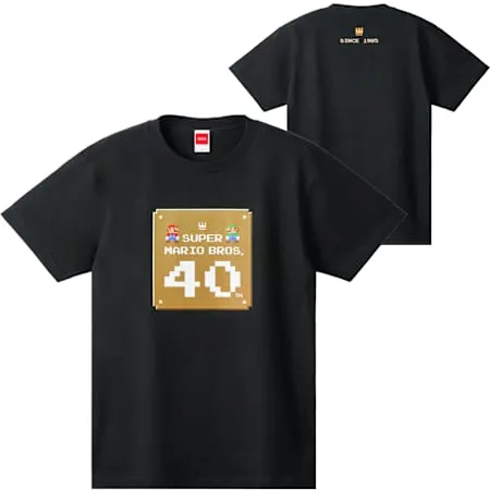Super Mario Bros.™ 40th Anniversary T-Shirt - Black