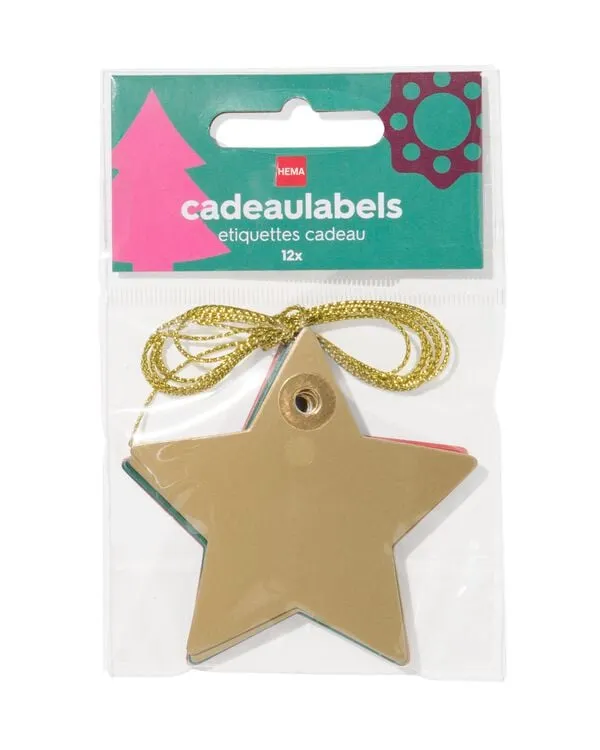 cadeaulabels ster