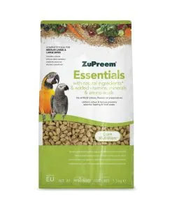 Zupreem Essentials Medium&Large Birds - Vogelvoer - 1.5 kg