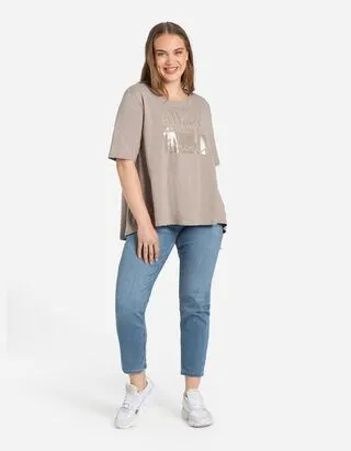 Jeans - Effetti scolorito - celeste