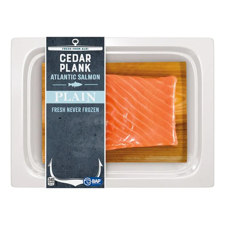 Plain Cedar Plank Atlantic Salmon, per lb