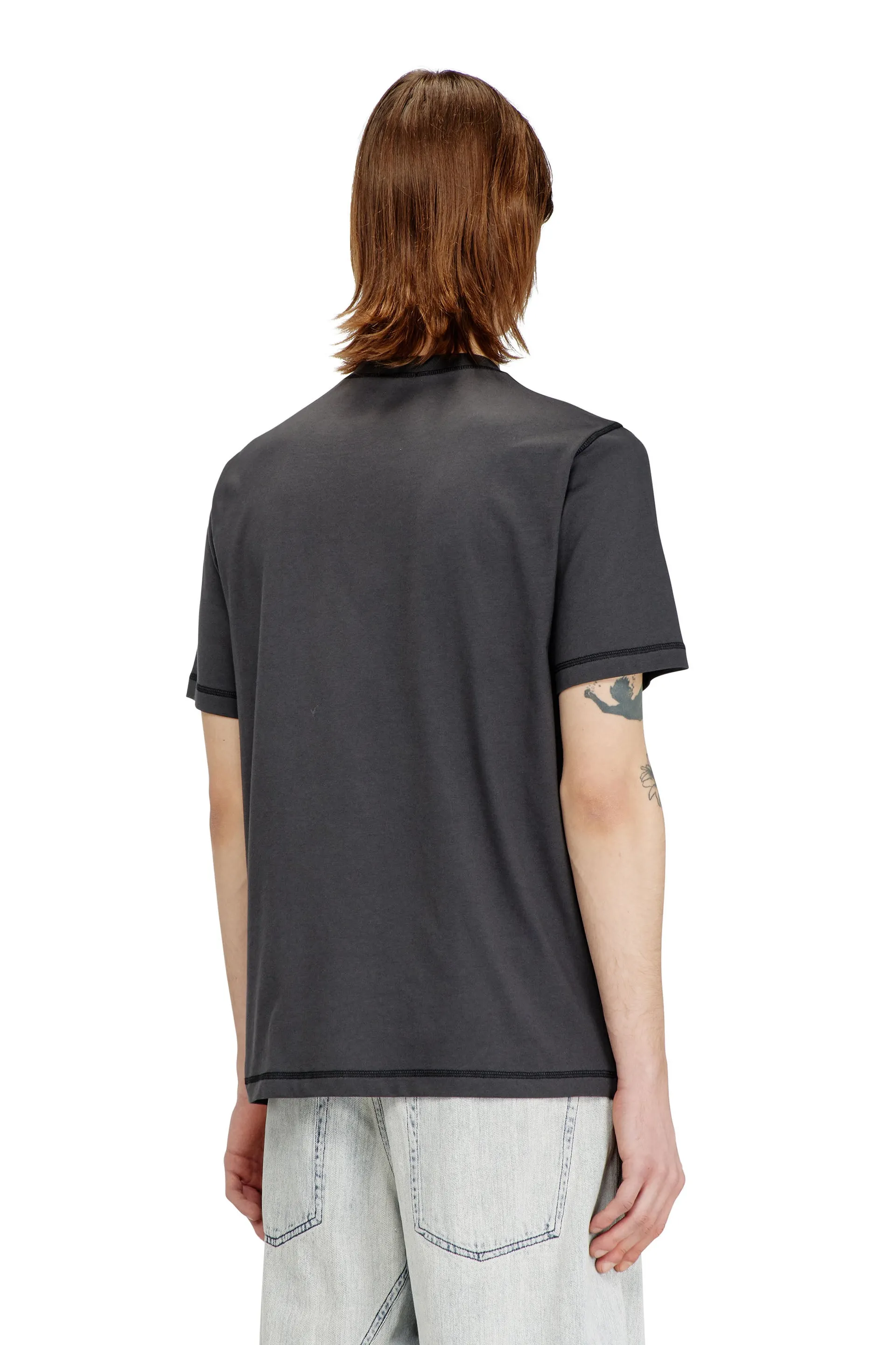T-shirt with Oval D logo print