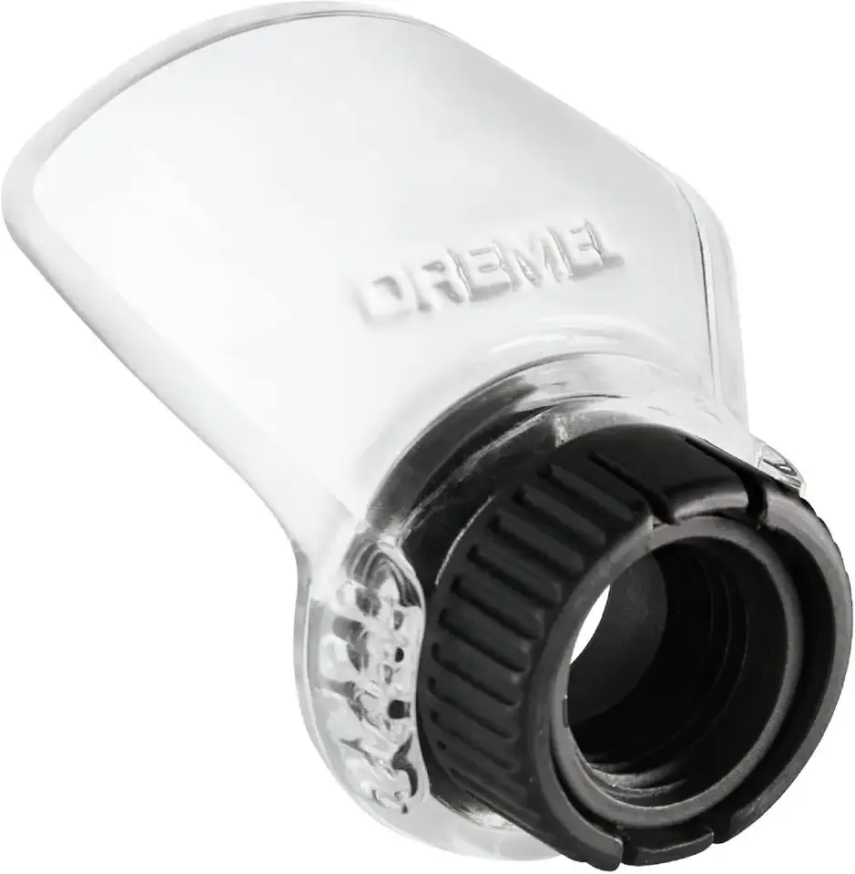 Dremel A550 Rotary Tool Shield Attachment Kit with 4 Accessories | Clear Protective Shield | Debris Deflection Design | Threaded Attachment Mount | Transparent Guard Housing