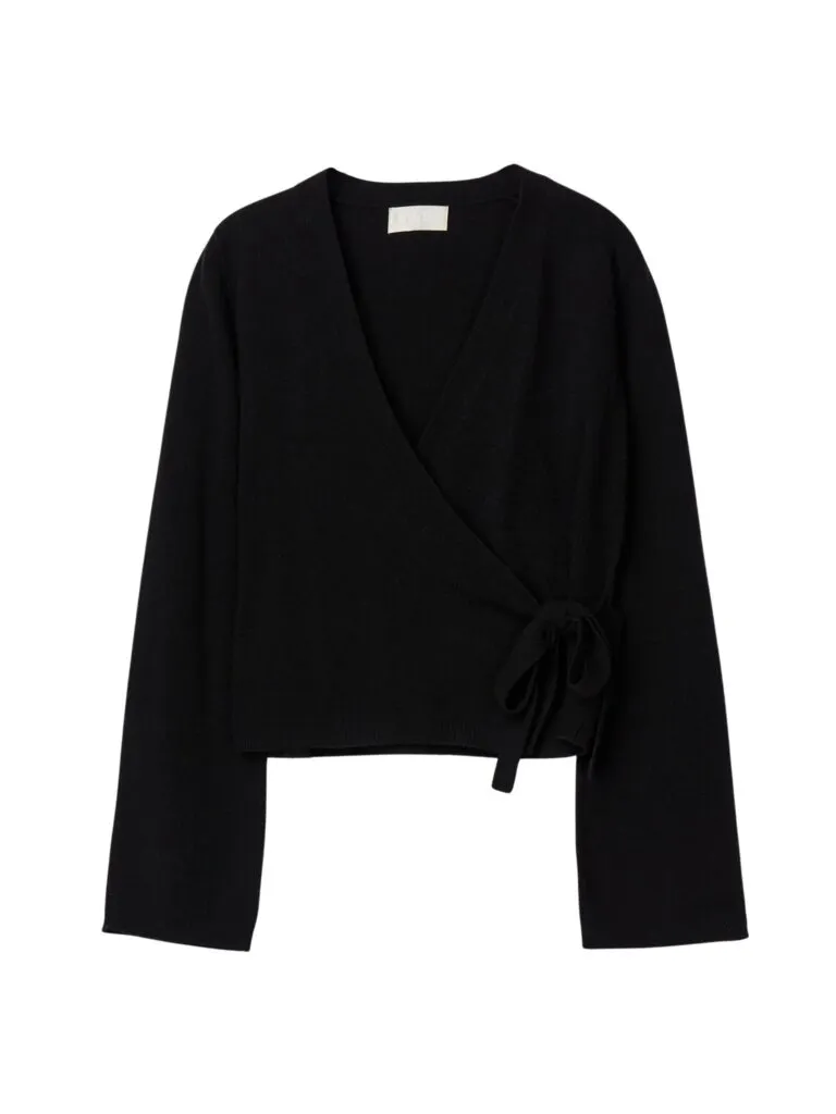 Ballet Wrap Cardigan - Sort