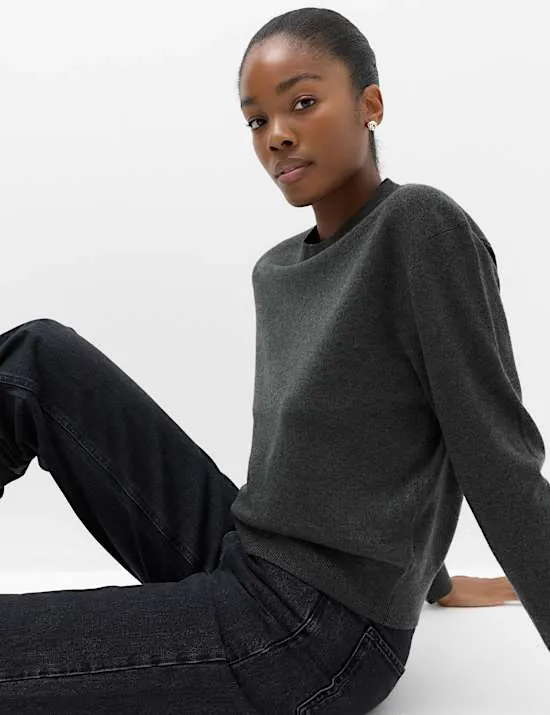 Shoulder Detail Relaxed Jumper