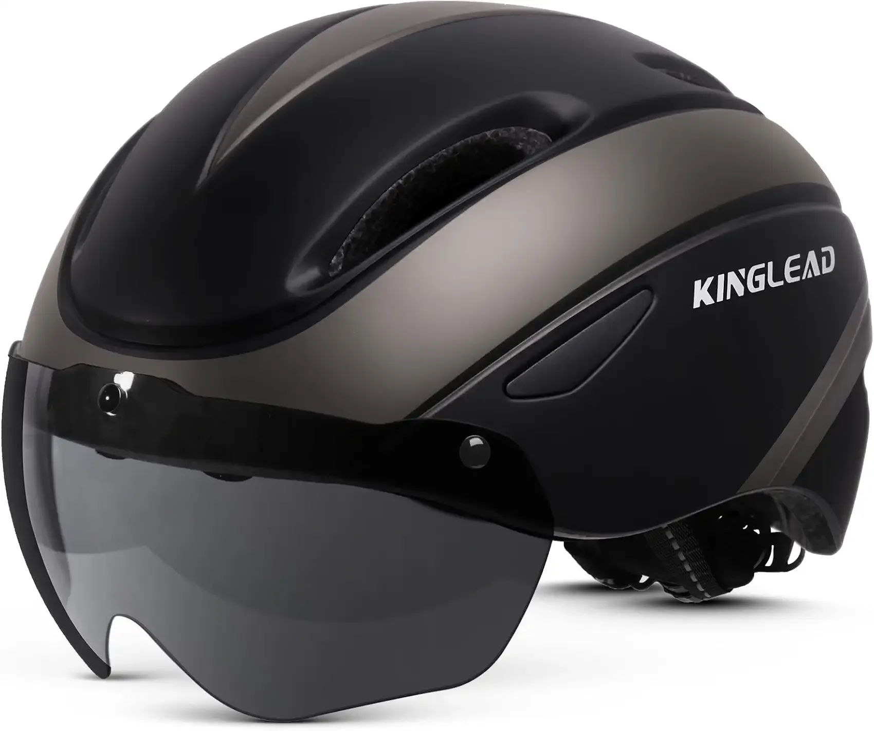 Bike Helmet for Adults Bicycle Helmet with Detachable Magnetic Googles & Adjustable Dial for Mountain Bikes, Road Bikes, Electric Bikes, Scooter
