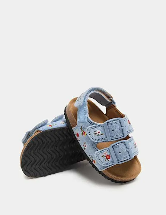 Mini Me Kindersandalen aus Wildleder mit Fußbett (19,5–20,5)