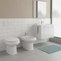 Bidet de apoyo Dama 3 agujeros rectangular blanco
