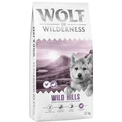 Wolf of Wilderness Junior "Wild Hills" canard - sans céréales