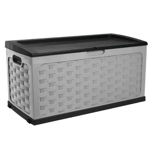 Backyard Creations® 71 Gallon Polypropylene Deck Box with Seat