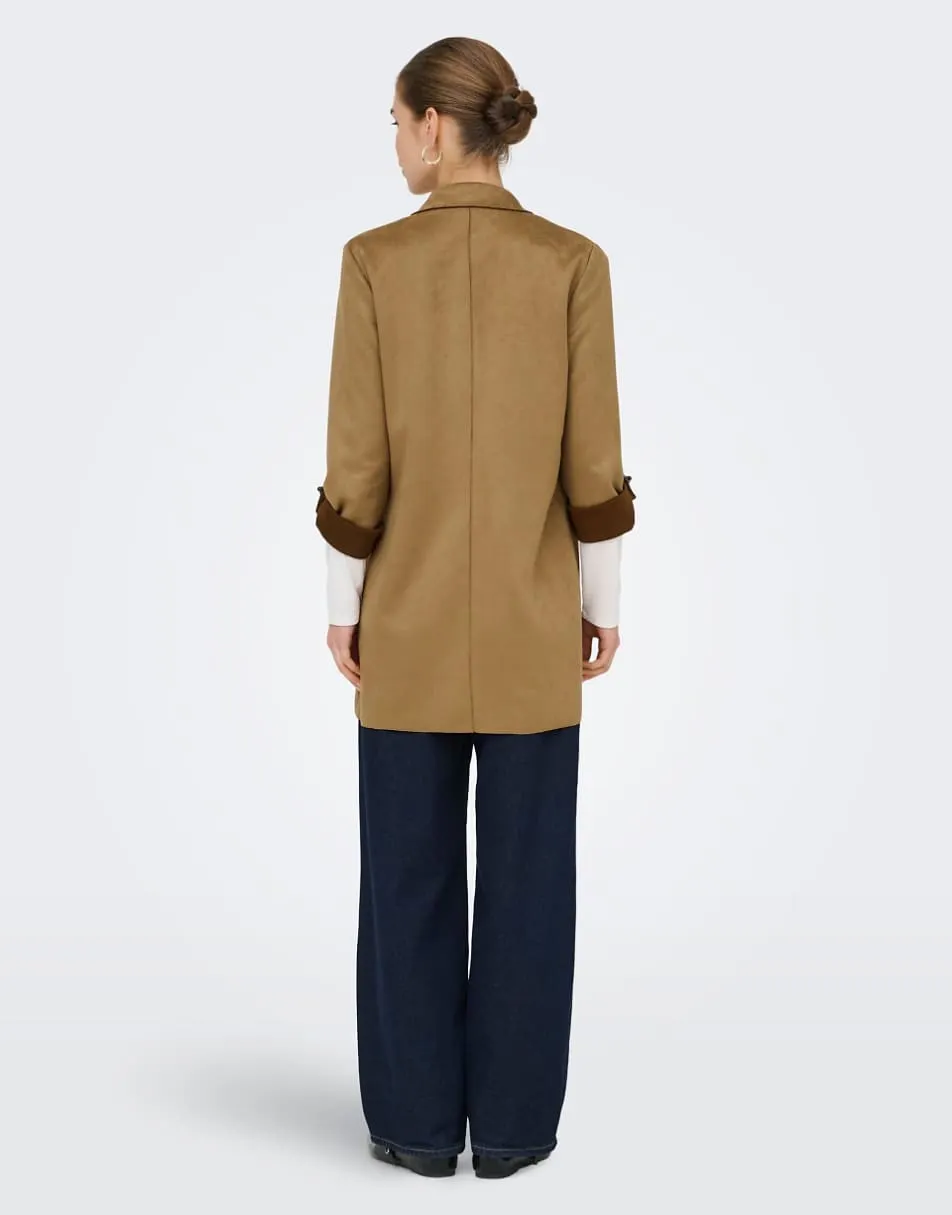 ONLY Coat in cognac