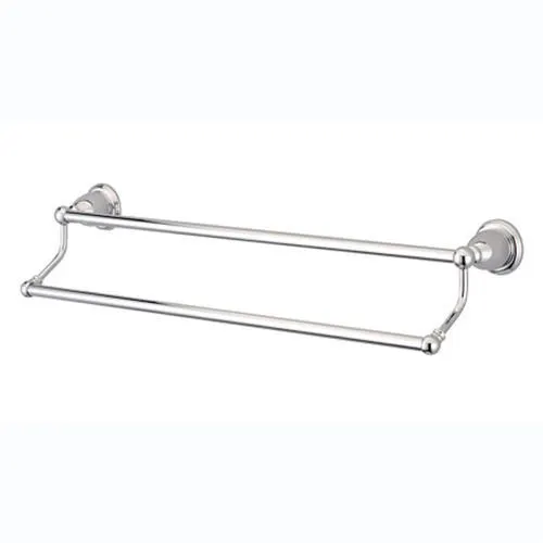 Kingston Brass Heritage 24" Polished Chrome Double Towel Bar