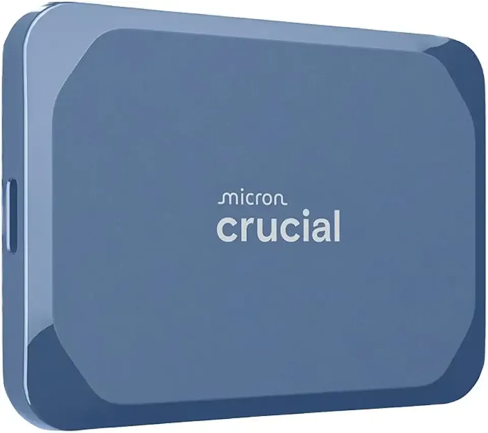 Crucial X10 2TB Portable SSD, Up to 2,100MB/s, USB 3.2 USB-C, External Solid State Drive, Compatible with Windows, Mac & Android, Durable Storage for Games, Photos & Files, Blue - CT2000X10SSD9-02