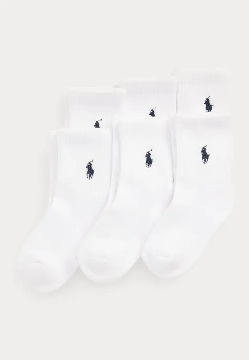 ATHLETIC CREW SOCK UNISEX 6 PACK - Sokker - white