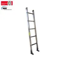 Escalera Certificada 1.50 m 5 P Pared Aluminio 136 kg Fanes