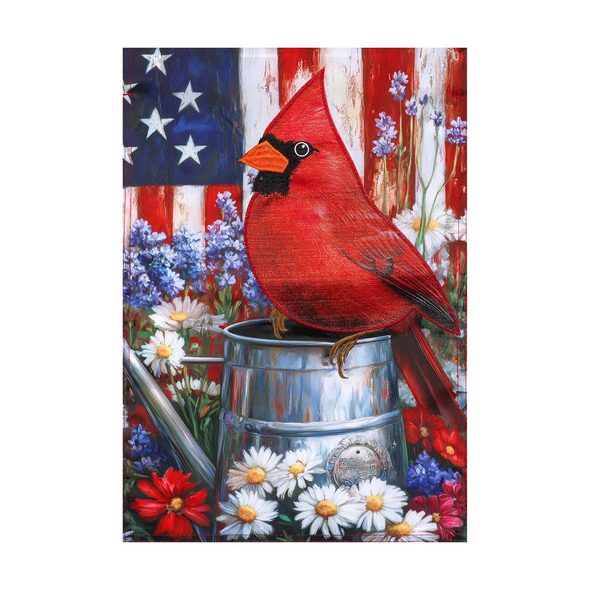 1-ft W x 1.5-ft H Patriotic Garden flag