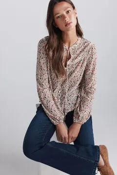 Blusa estampada lace