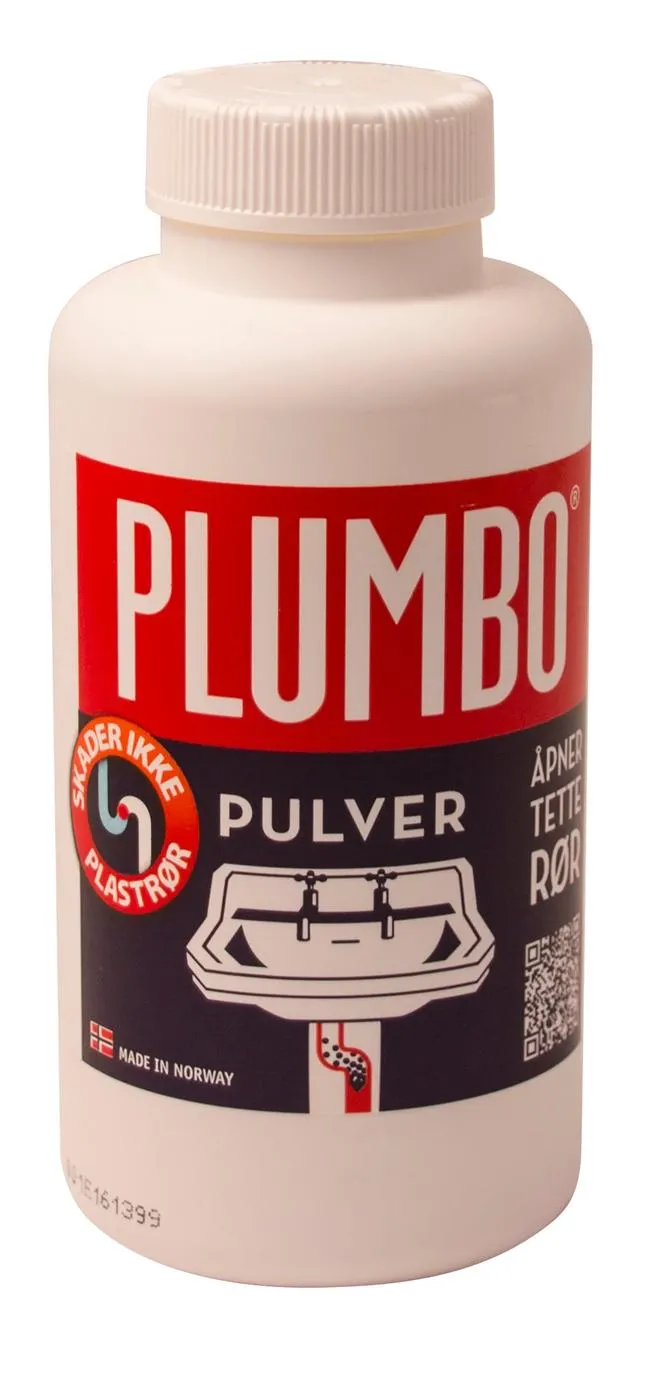 PLUMBO AVLØPSÅPNER PULVER 600 G