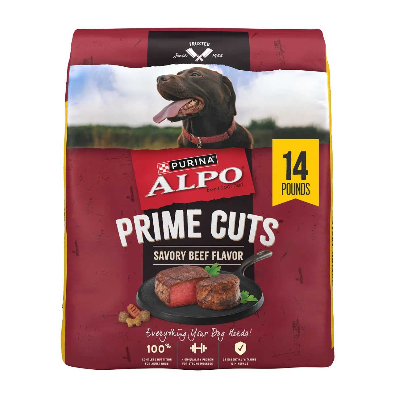 Purina ALPO Prime Cuts Savory Beef Flavor Dry Dog Food