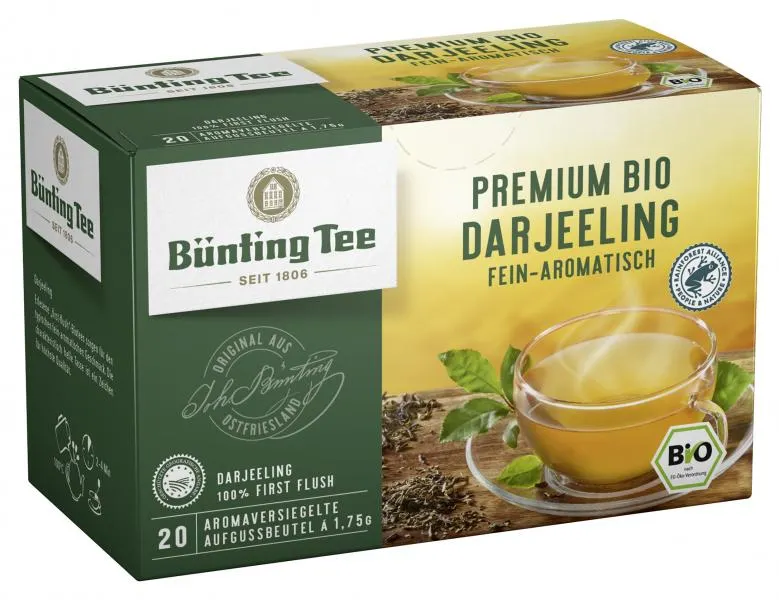 Bünting Tee Premium Bio Darjeeling 20 x 1,75 g