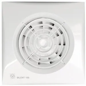 Extractor baño silent 100 cz S&P 8w - 95m3/h - conducto 100mm