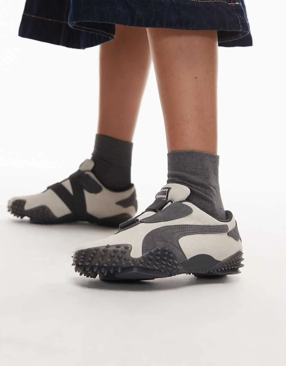 Puma Mostro suede trainers in beige